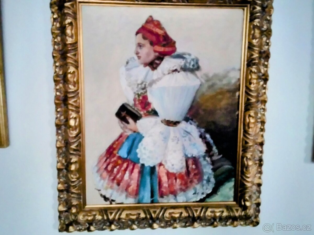 Obrazy postav ze slovácka prodám
