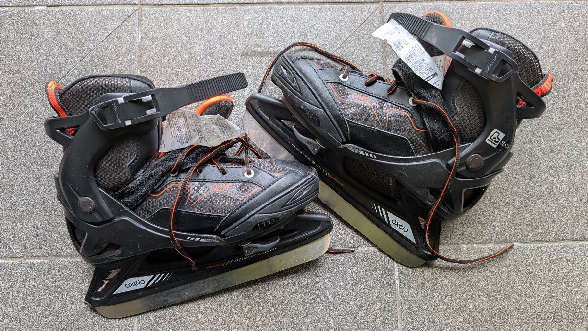 Zimni brusle Oxelo Decathlon 35-38