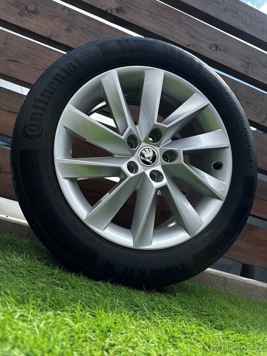 Alu kola 5x112 r17 s pneu (sup317)