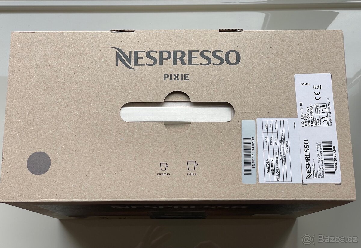 Kávovar Nespresso Pixie Redesign Titan NOVÝ