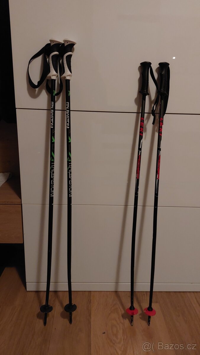 Dětské hůlky na lyžování, vel. 105 a 110 cm