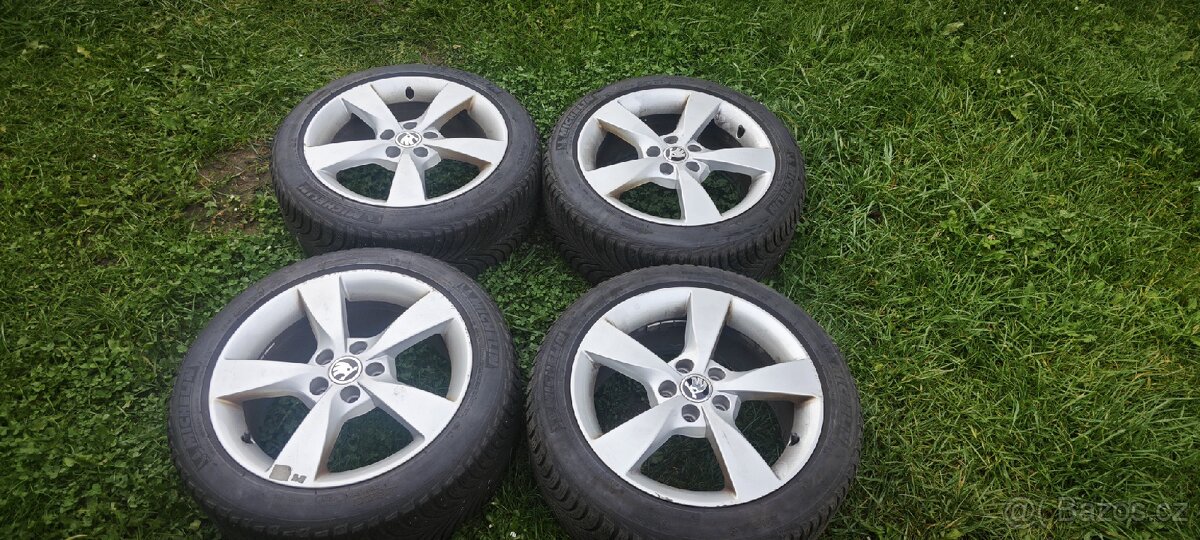 ALU kola na zimní pneu 215/45/R16 5x100 ET46