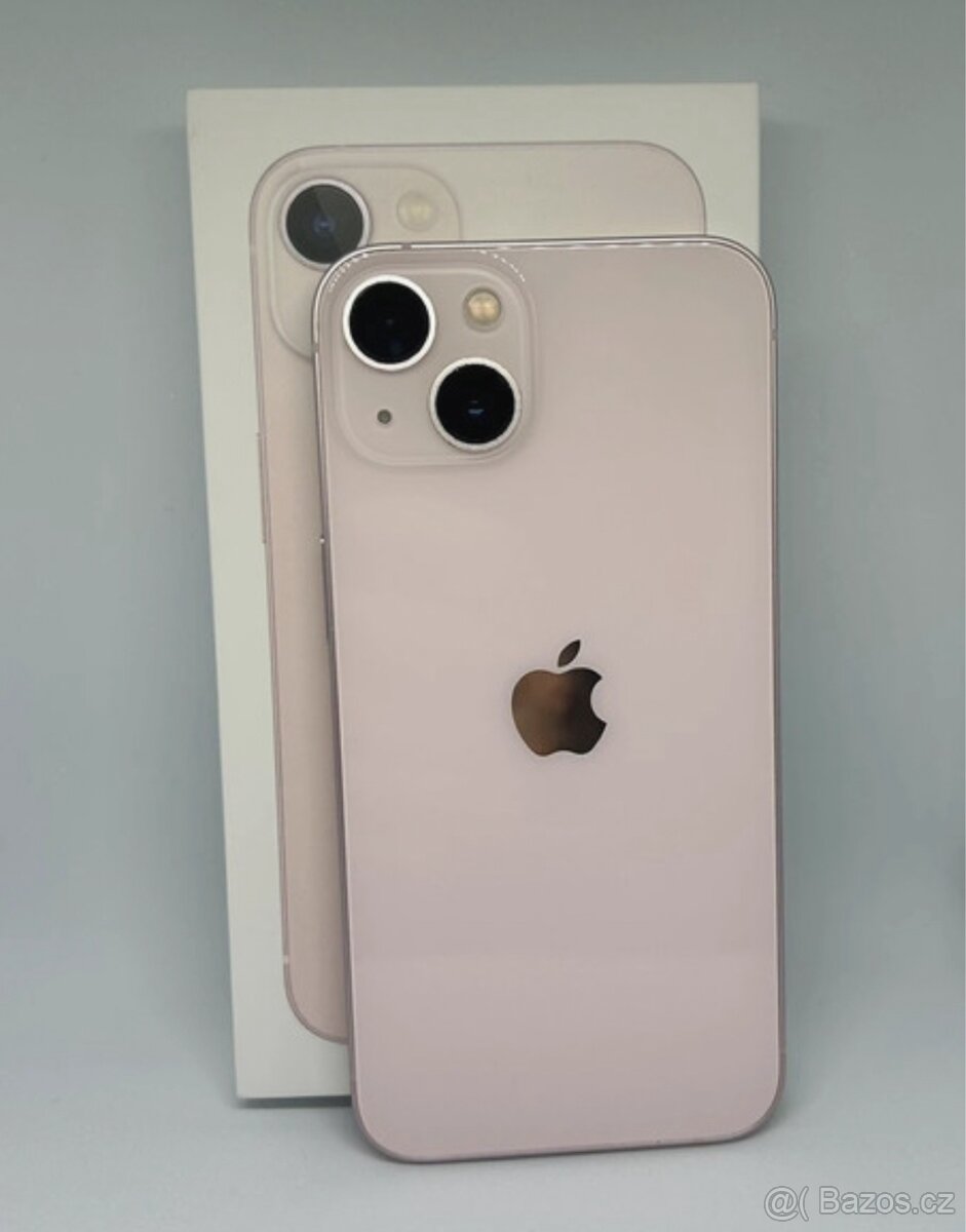 Apple iPhone 13, 128GB, růžový