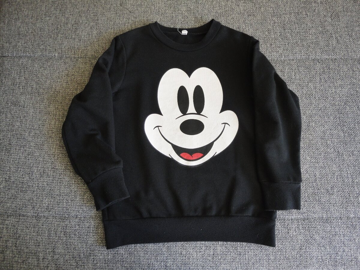 Mikina s Mickey, vel. CN 140 (cca EU 128) - tenká
