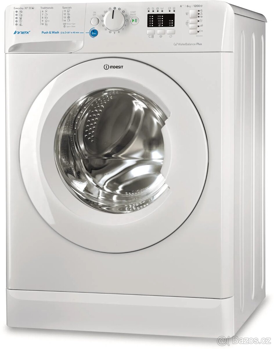 NOVÁ Pračka - Indesit BWSA 61253W | (Pův.cena: 5000,-)
