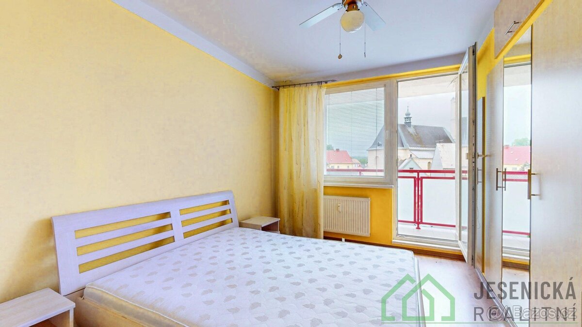 Prodej bytu 2+1, 60 m Vidnava, panelový dům, balkon, sklep,