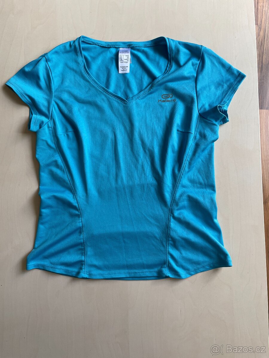 Modré sport triko, vel 38/M, Kalenji
