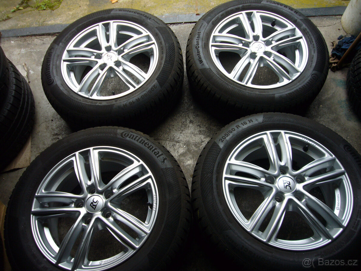 ZIMNÍ ALU KOLA ŠKODA-VW-SEAT-AUDI 16" 5x112 6,5" et-46,