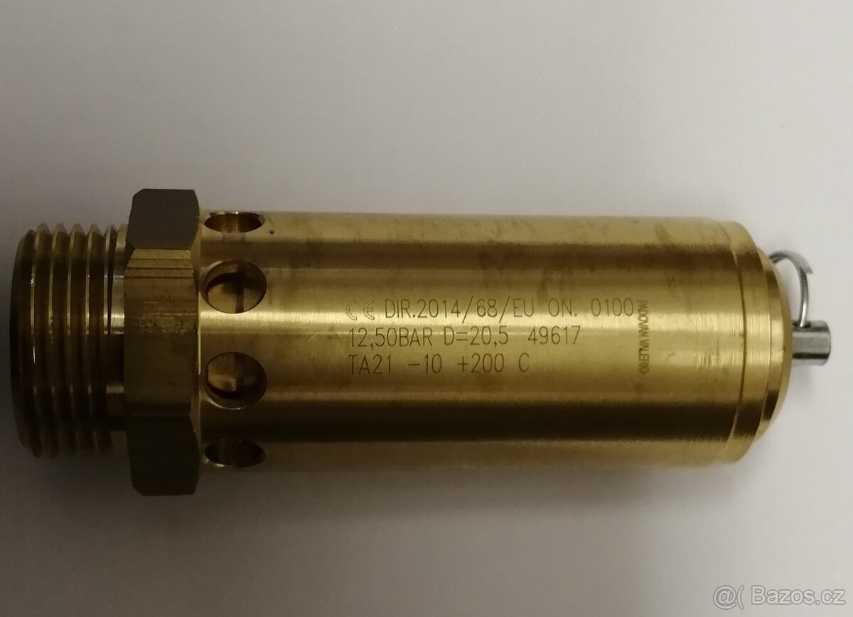 Prodám nový nepoužitý pojistný ventil G1"-12,5bar