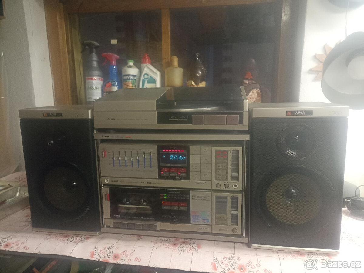 Sestava AIWA ( RX-30, FX-30, PX-3, SX-6) RACK