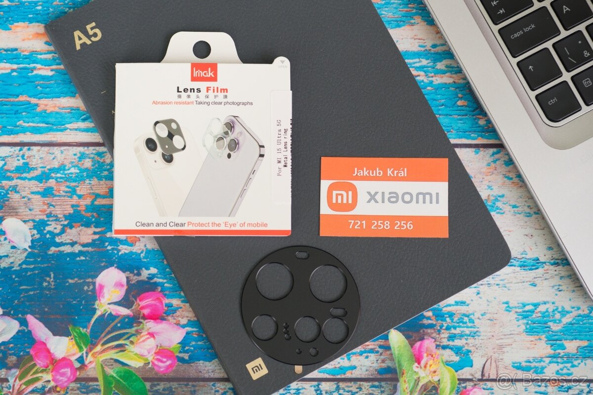 Kovová krytka na zadní fotoaparát Xiaomi, Redmi, Poco