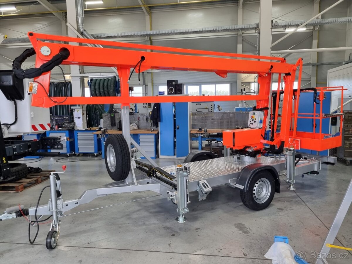 PŘÍVĚSNÁ PRACOVNÍ PLOŠINA 14 m PRONÁJEM