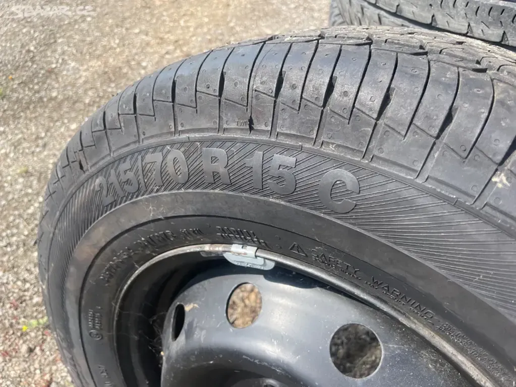 Rezervní kolo FIAT DUCATO 2015 s novou pneu Barum