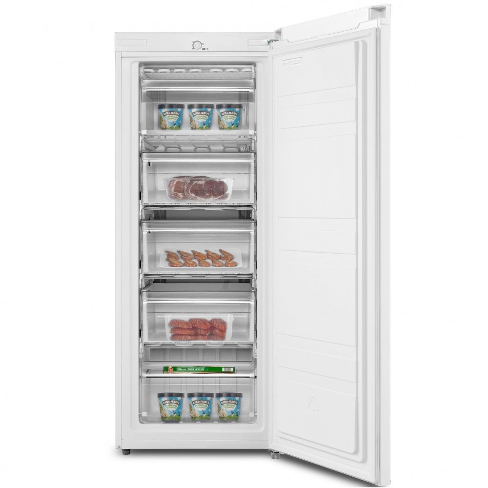 Šuplíkový mrazák Midea MDRU229FZE01, 160l, 142cm, záruka 24m