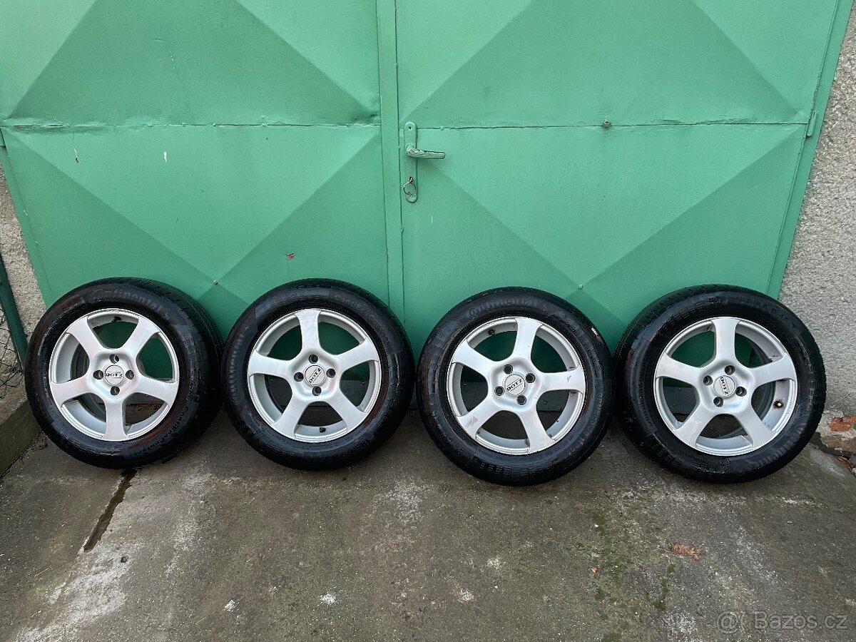 Prodám Alu kola 4×100, letní gumy