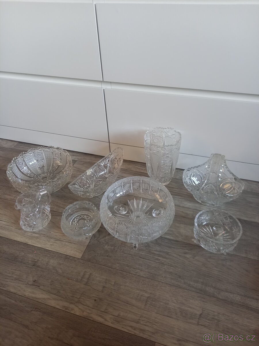 Broušené sklo Bohemia Crystal