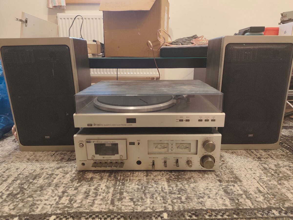 Vintage Hi-Fi sestava ITT z 80.let
