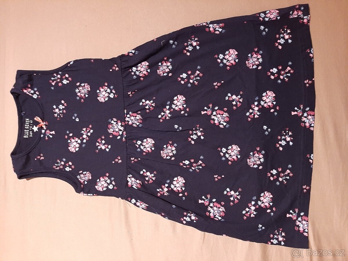 Dívčí šaty zn. Blue seven, vel. 116