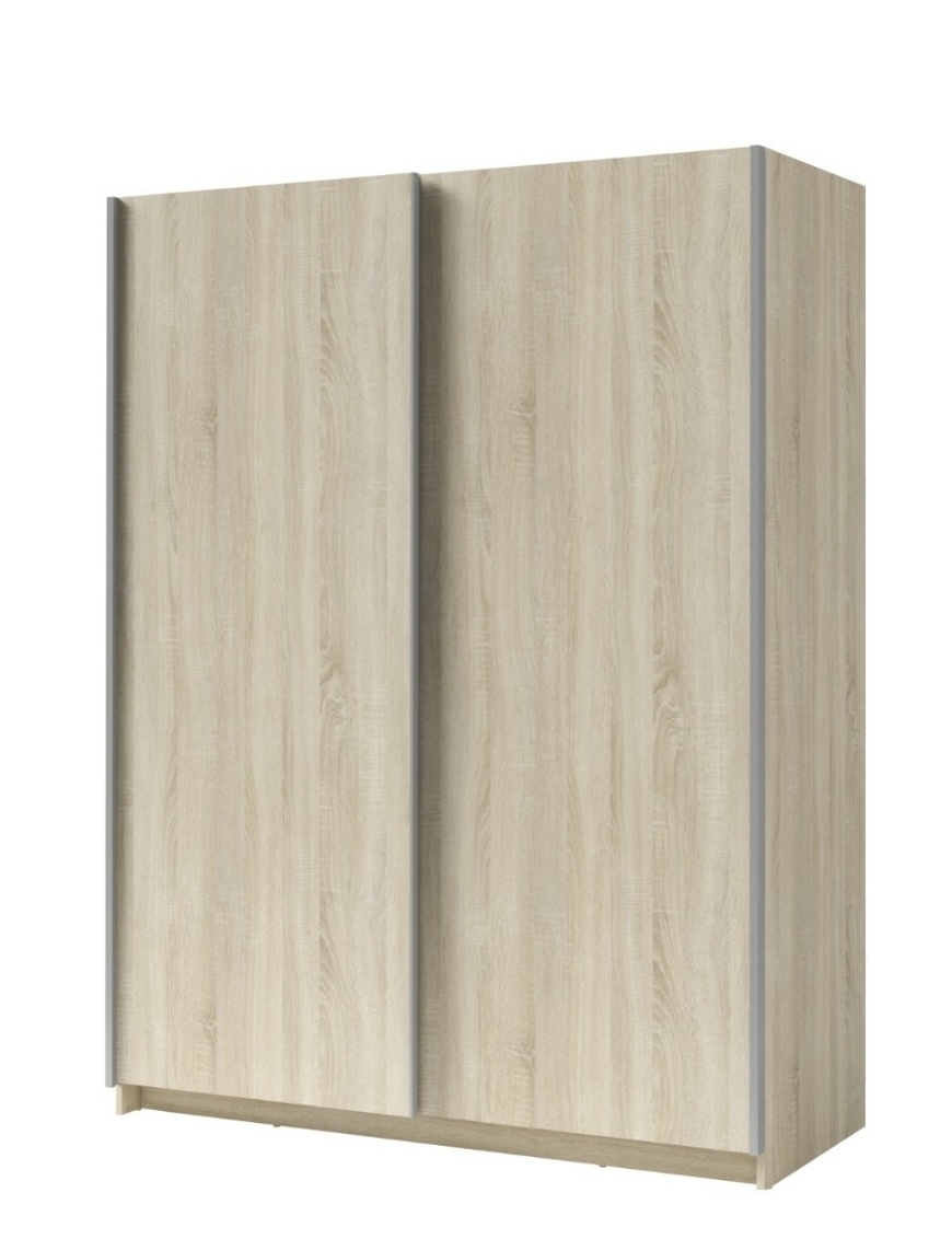 Šatní skříň sonoma TOP STAV (1,5 roku záruky) šířka 150 cm
