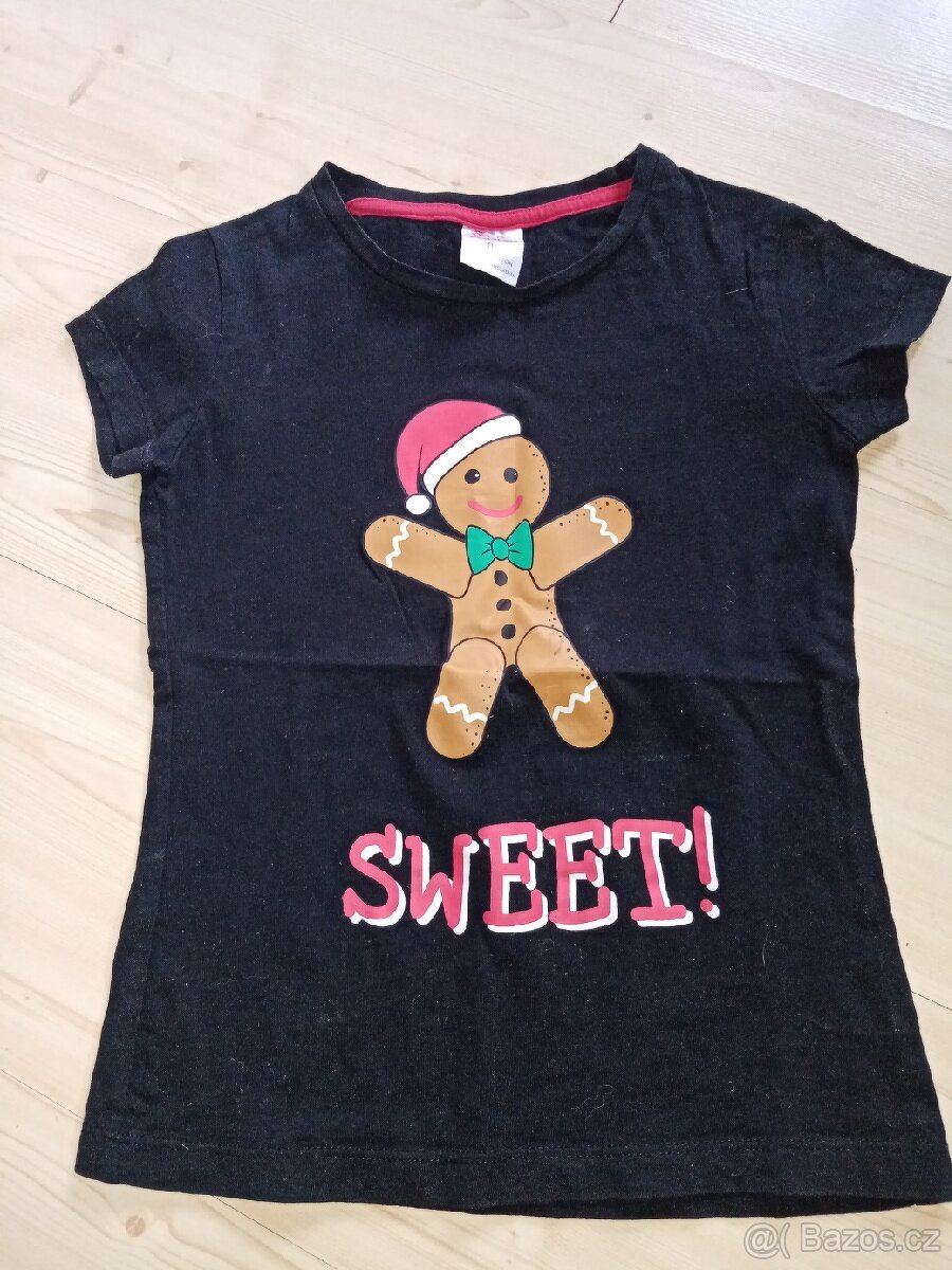 Vánoční tričko 4-6let