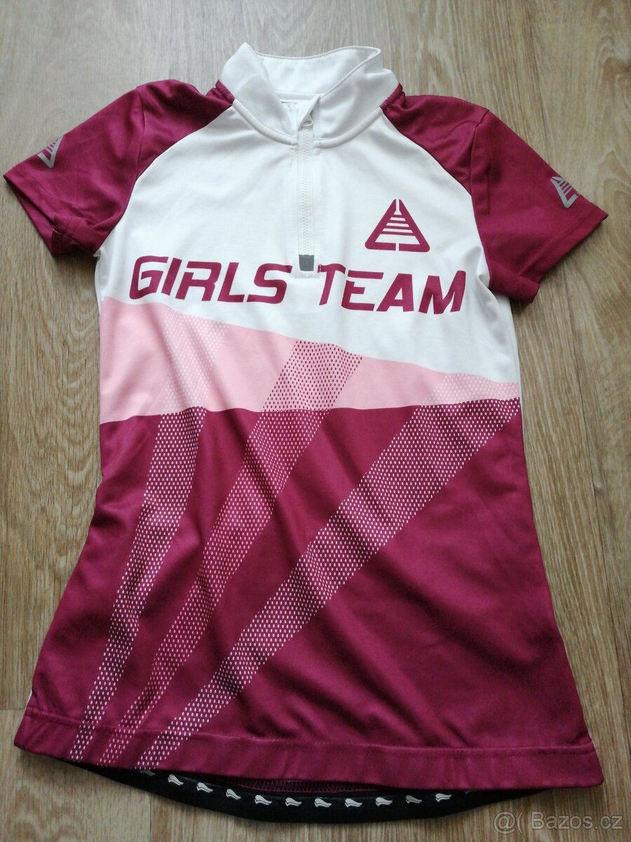 Tričko dívčí cyklistické Crivit 146-152