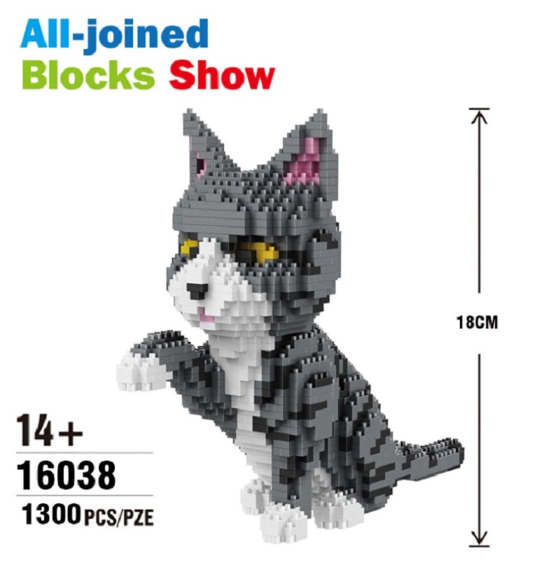 Stavebnice Kočky, kompatibilní s LEGO