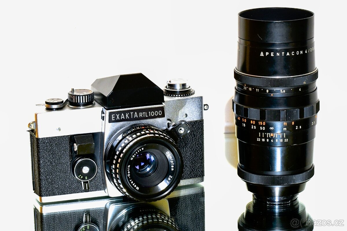Exakta RTL1000 + MOG 2,8/50mm + 4/200mm