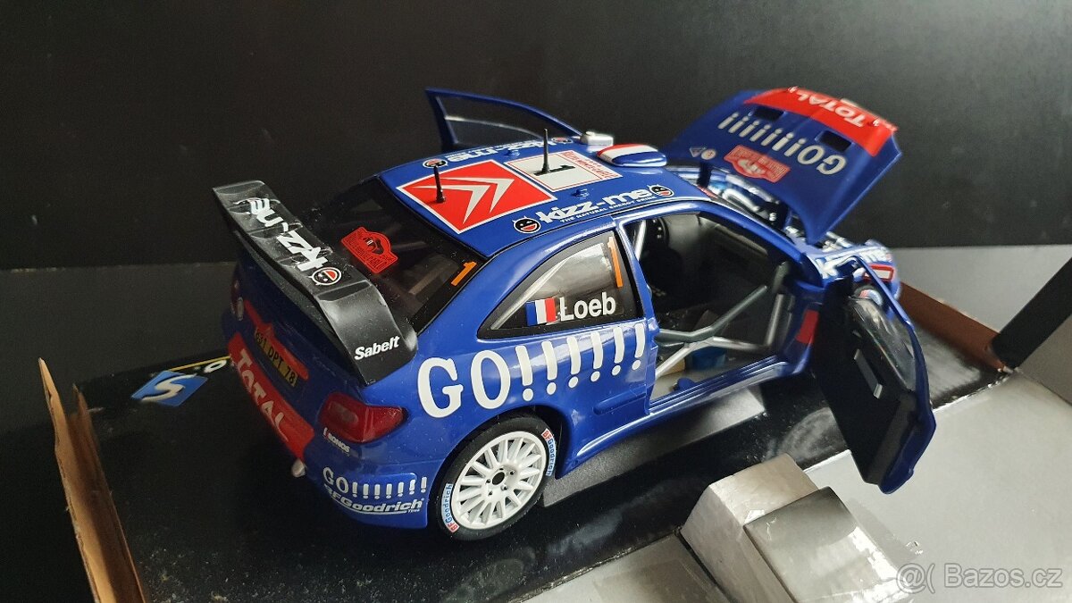 Citroen xsara wrc 1:18 rally S.Loeb Kronos team