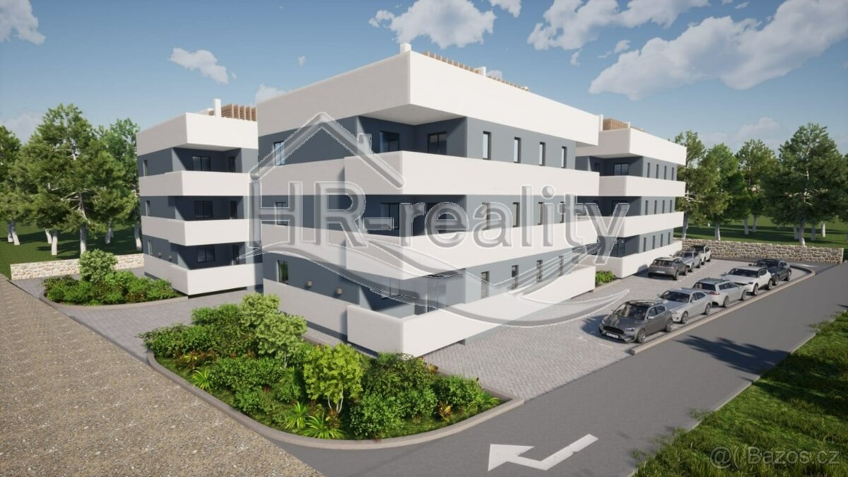 ChorvatskoPakoštane - výborná lokalita apartmány vo výstavbe