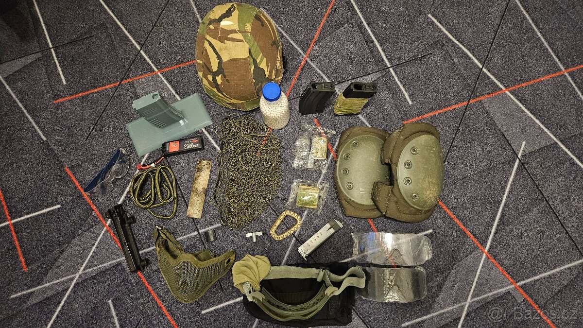 Prodám vybavení na airsoft