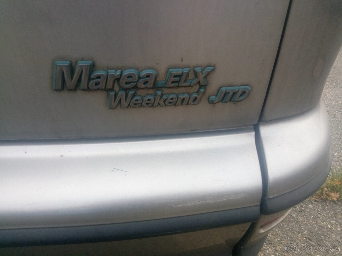 Prodám 2kusy Fiat Marea 1.9 JTD na opravu,na náhradní díly