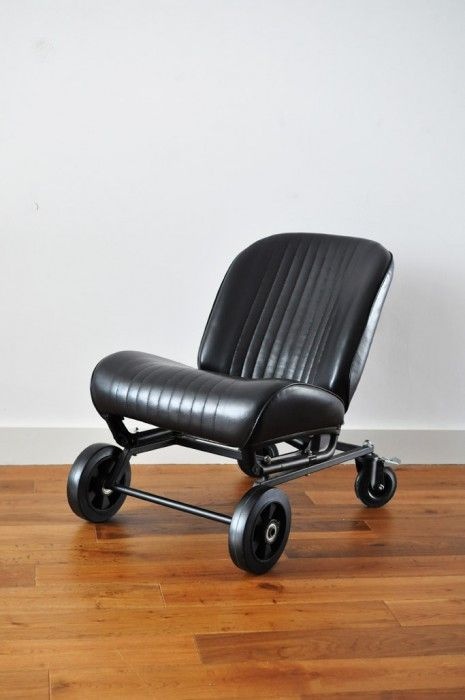 Zátěžová kolečka na designové křeslo