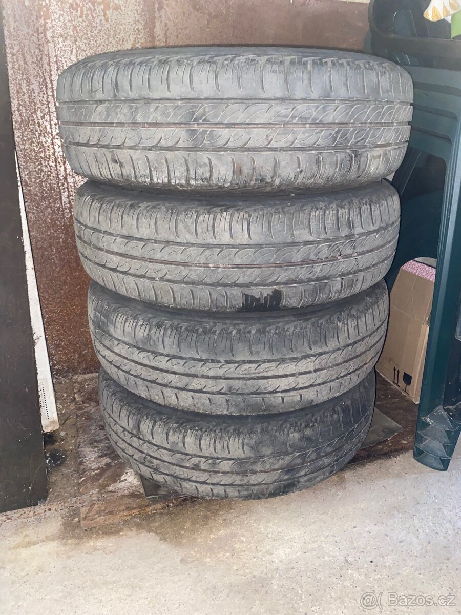 Letní pneumatiky s disky 165/ 70 / 14