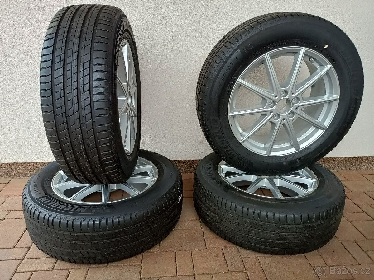 Original kola Mercedes 7.5Jx18 ET52.5+letni pneu