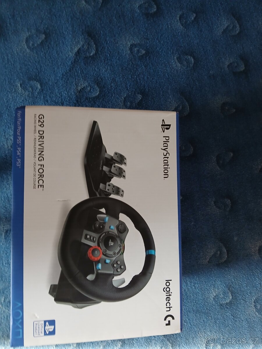 Volant logitech g29 + radici páka driving force shifter
