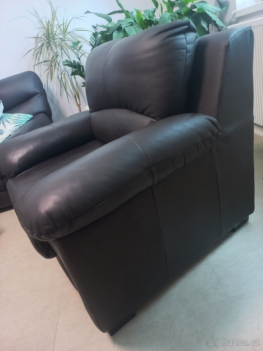 Kožená sedací souprava