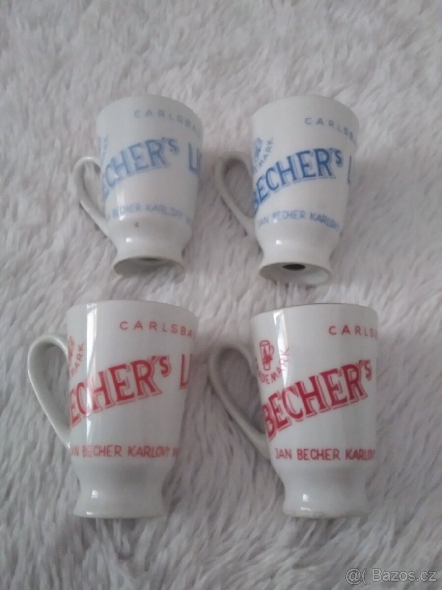 Sada porcelánových kalíšků Becher Liqueur