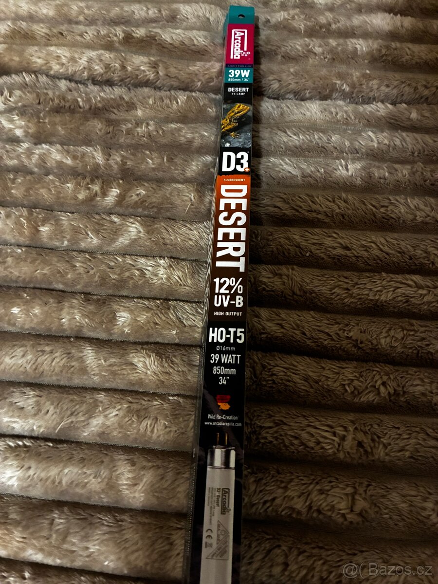 Arcadia D3+ Desert Reptile Lamp 12% UVB T5