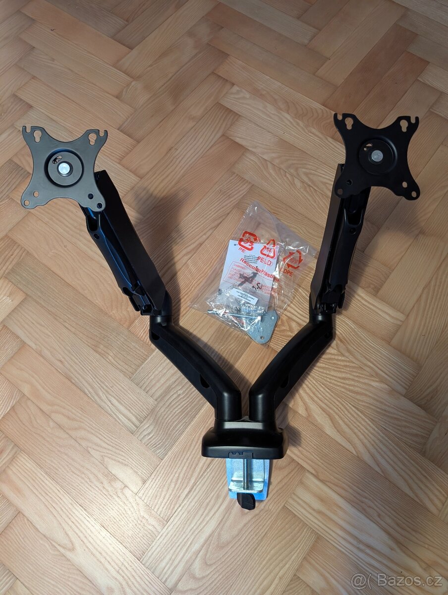 Držák AlzaErgo Arm AR2.1 / Connect IT TwinArm Premium