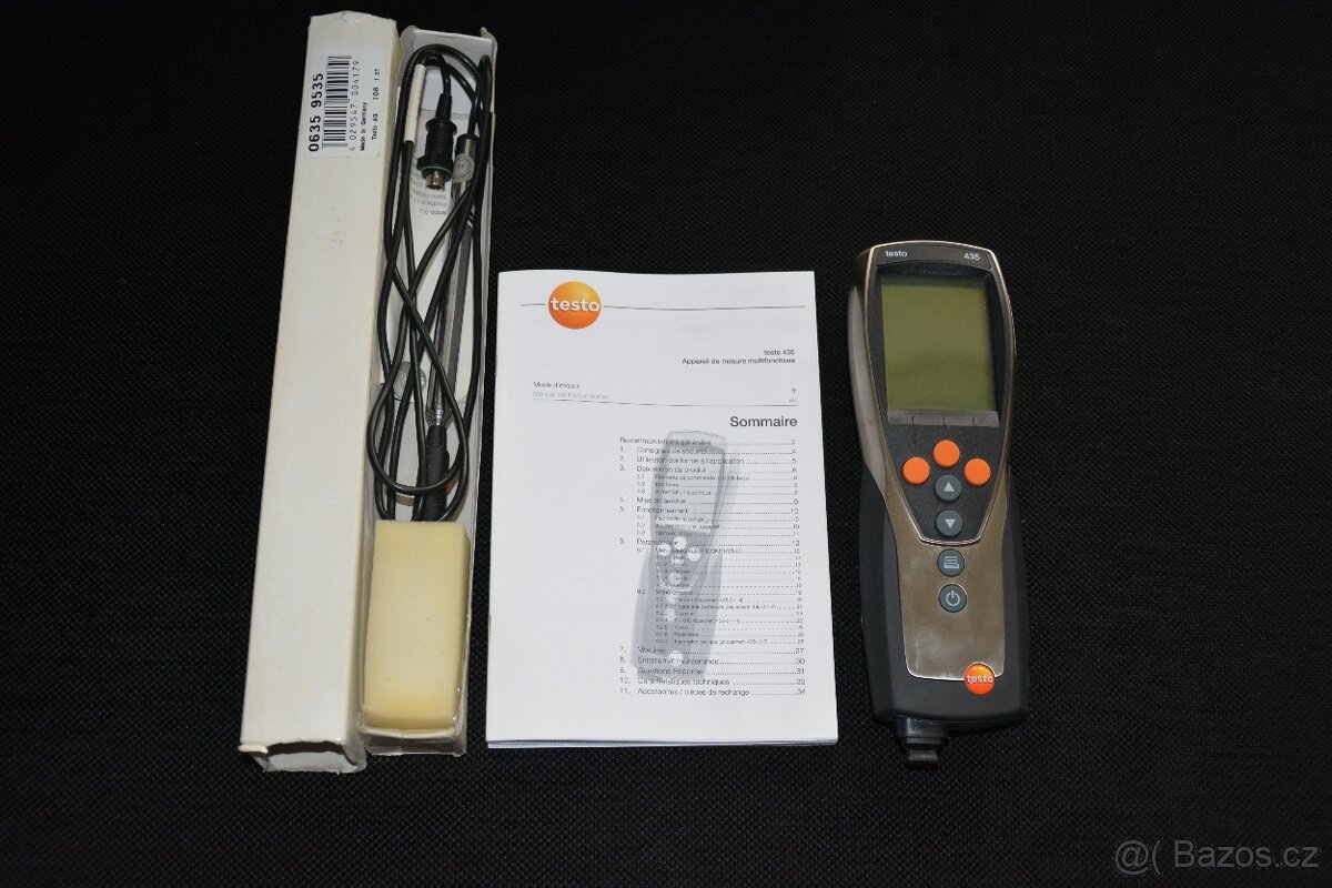 Měřící přístroj Testo 435 + sonda