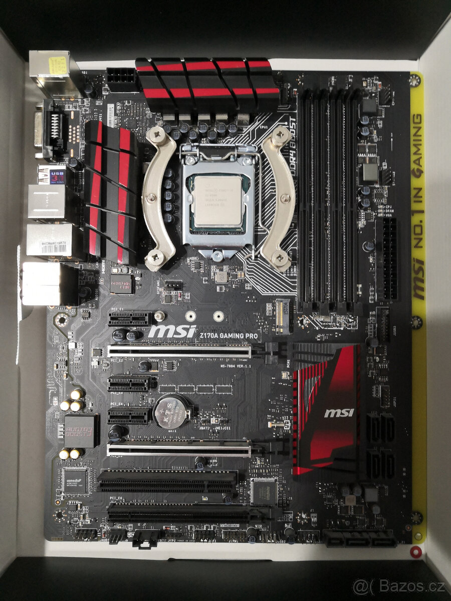 Prodám PC komponenty (MSI,Intel,Kingston,Noctua)