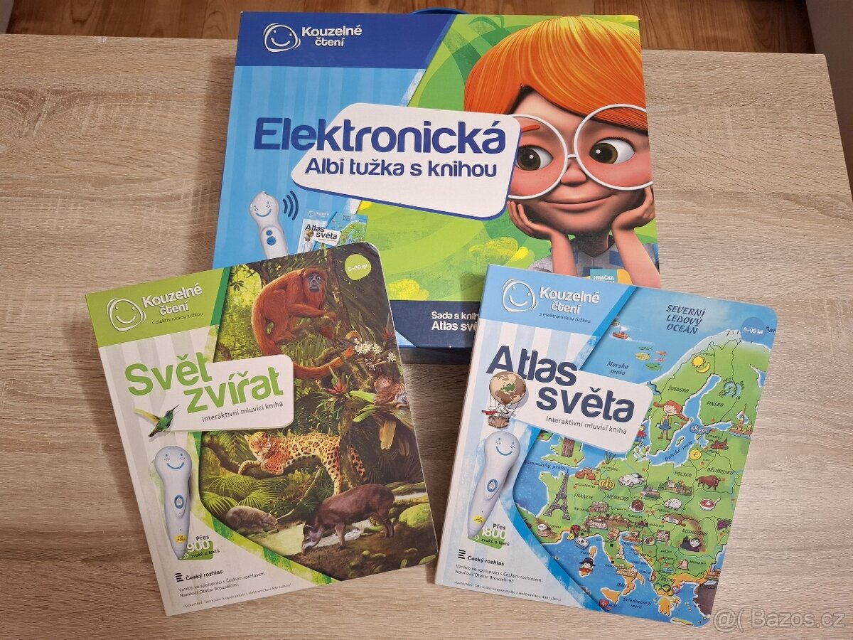 Elektronická Albi tužka + 2 knížky