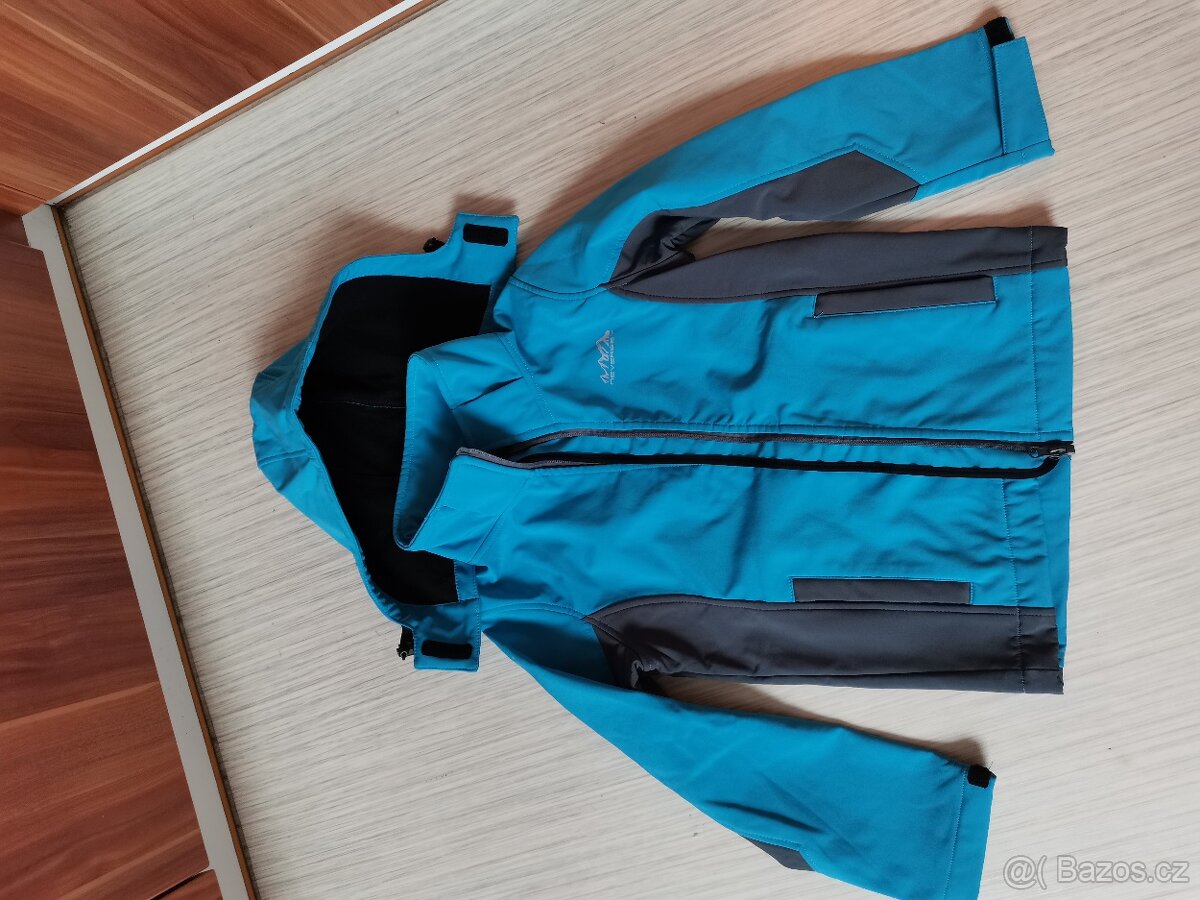 Softsheelová bunda s kapucí, NEVEREST,vel.134