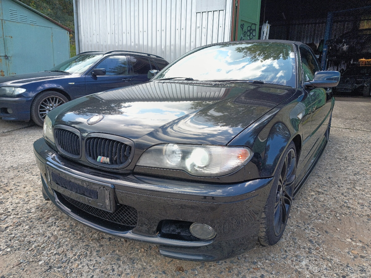BMW E46 325i cabrio- VEŠKERÉ DÍLY Z VOZU