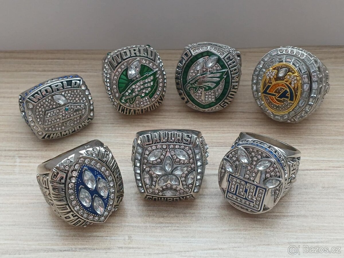 Prsteny NFL Super Bowl Americký fotbal