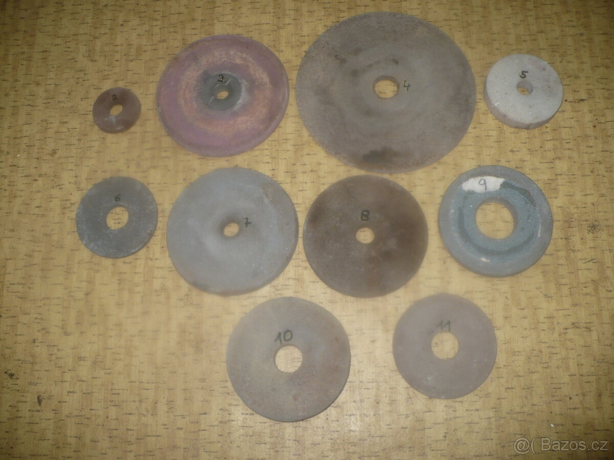 Brusné kotouče na stolní brusku
