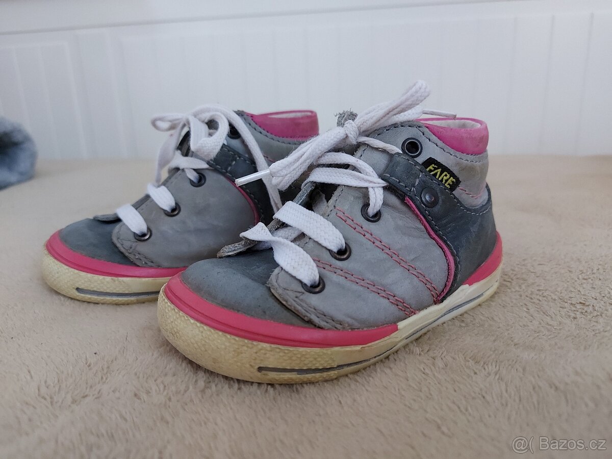 Kožené polobotky Fare