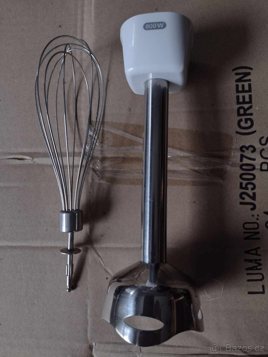 Nový ponorný nástavec a šlehací metlička