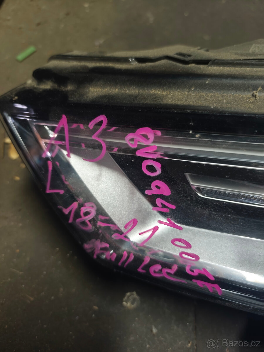 Audi A3 světlomety přední od 2003-2020.