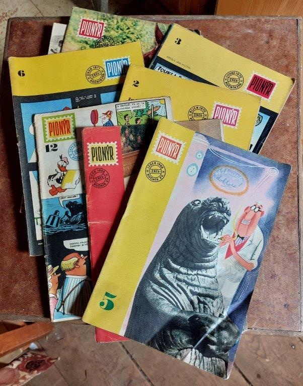 Časopis Pionýr 1968-1971